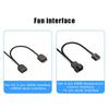 12Cm Argb 4 Pin Computer Case Fan Quiet Cooling 12V Large Air Volume 800-1600Rpm For Desktop Gaming Pc Build
