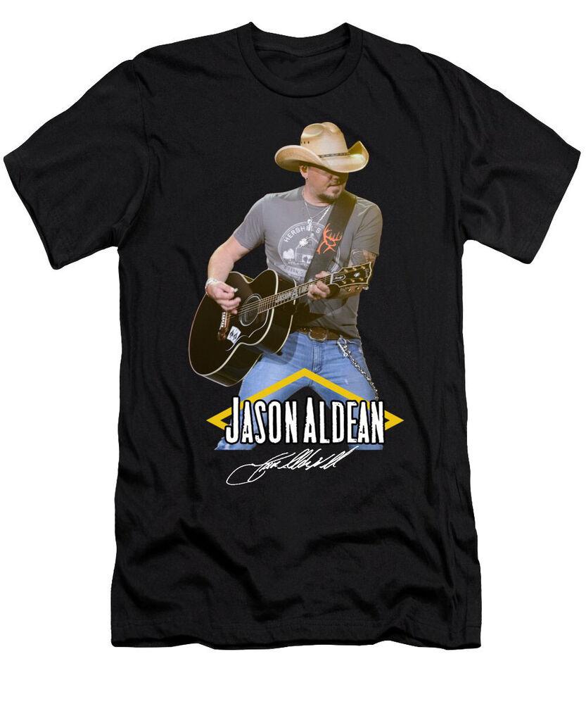 Jason Aldean Live In Concert Cotton T Shirt For Men Full Size Unisex T-Shirt XXL