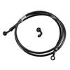 Hihaha Motorcycle Brake Hose Clutch Hose Angle 28°+90° Durable Black