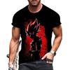 Dragon Ball Z Barn T-shirt Toppar Vegeta Män Essentials Hip Hop Goku Mode Harajuku Stil Kortärmade T-shirts Ny Anime