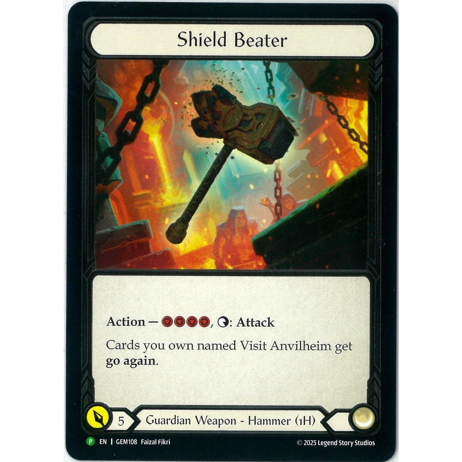 Used Cold Foil/CF/Flesh and Blood/English version/Shield Beater/Promo/GEM108/FaB