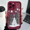 New Winter Christmas Tree Design Pattern Phone Case For iPhone 17 16 Pro Max Air 15 14 13 12 11 XS X XR 7 8 Plus SE2 16e Cover