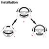 D Type Car Steering Wheel Cover For Nissan Rogue Sport Hybrid 2017 2018  Now