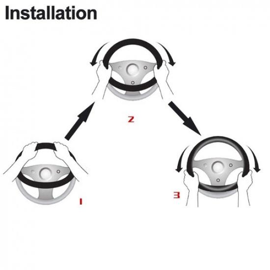 D Type Car Steering Wheel Cover For Nissan Rogue Sport Hybrid 2017 2018  Now