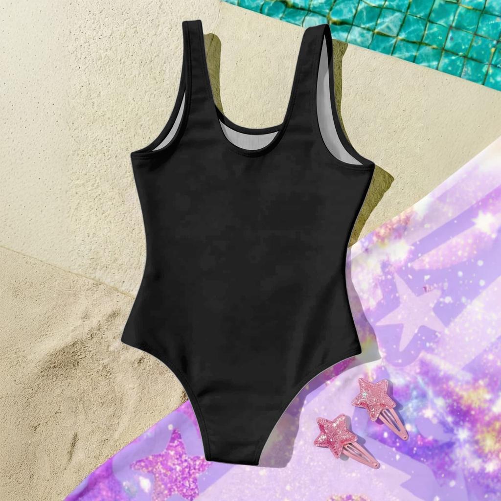 Girls One Piece Swimsuit Summer Kids Swimwear Sleeveless Casual Beachwear Lightweight Comfortable Fit for Swimming and Outdoor Activities