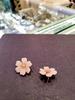 ARTRIA Cherry Blossom Shaped Rose Quartz Earrings AROERET0001PKF