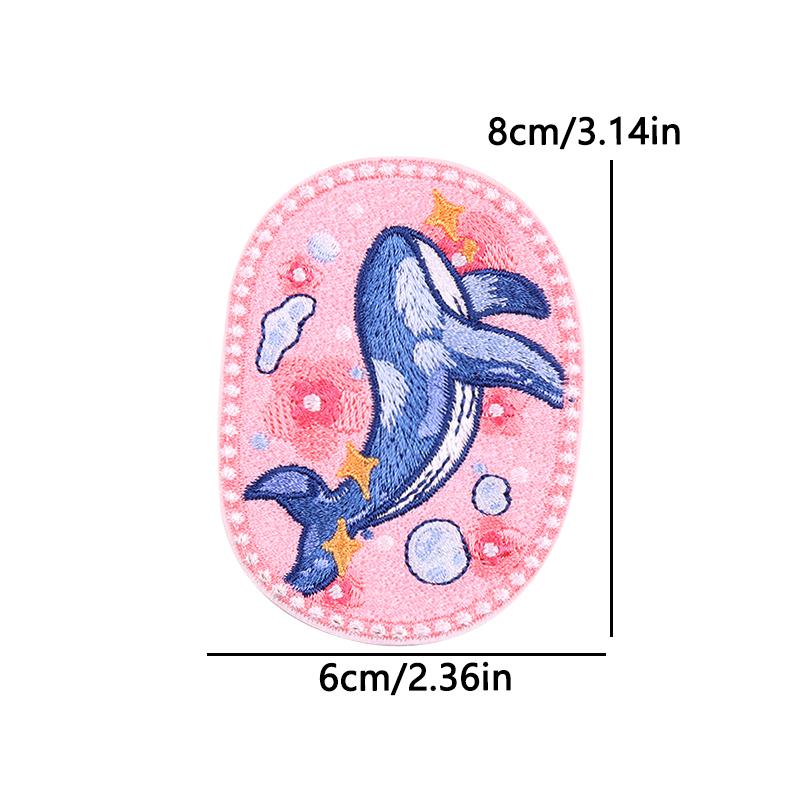 West Cowboys Iron On Patches For Clothing thermoadhesive Patches For Clothes Mushroom Embroidery Patches For Hat/Jeans DIY Badge