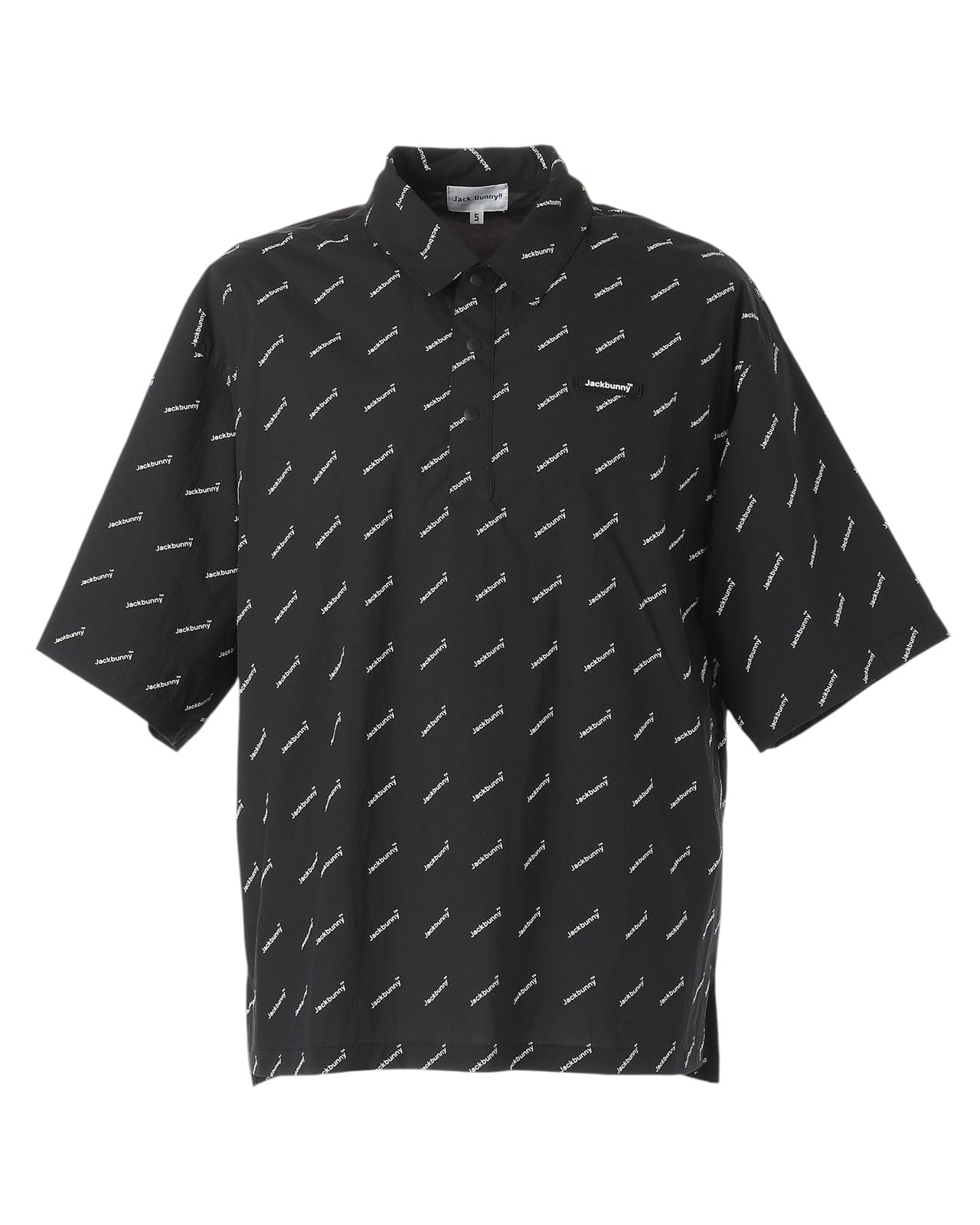 

Jack Bunny Short Sleeve Polo Shirt Nylon for Size 4 Black Men s (Water-Repellent Taffeta) Golf, (M), (Product Code 262-5260701 010)