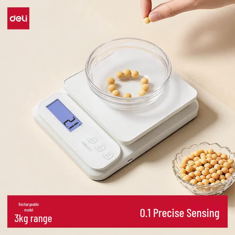Deli High-Precision Rechargeable Kitchen Scale