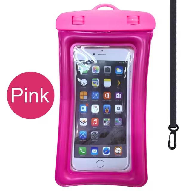 Floating Waterproof Swimming Bag Phone Case & Strap For iPhone 11 12 13 14 15 Pro Max Samsung S23 S22 Xiaomi Huawei Cover