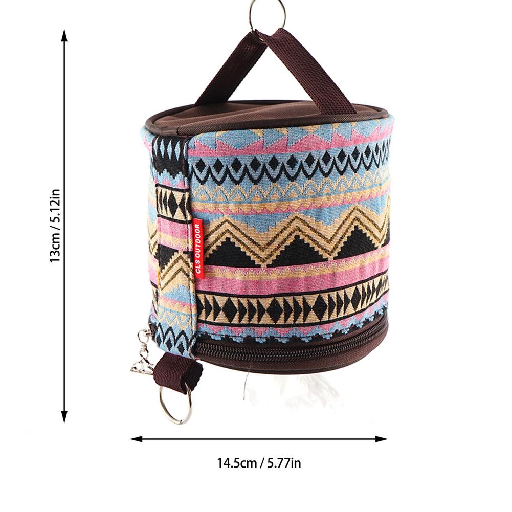 Camping Tent Folding Toilet Paper Hanging Holder Roll Case Storage Box Bag Outdoor Camping Hiking Picnic Tents Accessories 40a