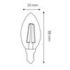 Ampoule LED - HOROZ ELECTRIC - Bougie - 2W - E14 - Blanc neutre - 20000h