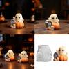 Flexible Silicone Candle Mould Set for Halloweens Pumpkin Specters Decorations and Crafting Projects