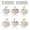 Easy Wash And Durable Round Tablecloth In Variety Of Patterns And Sizes Table Cover Sizes Available