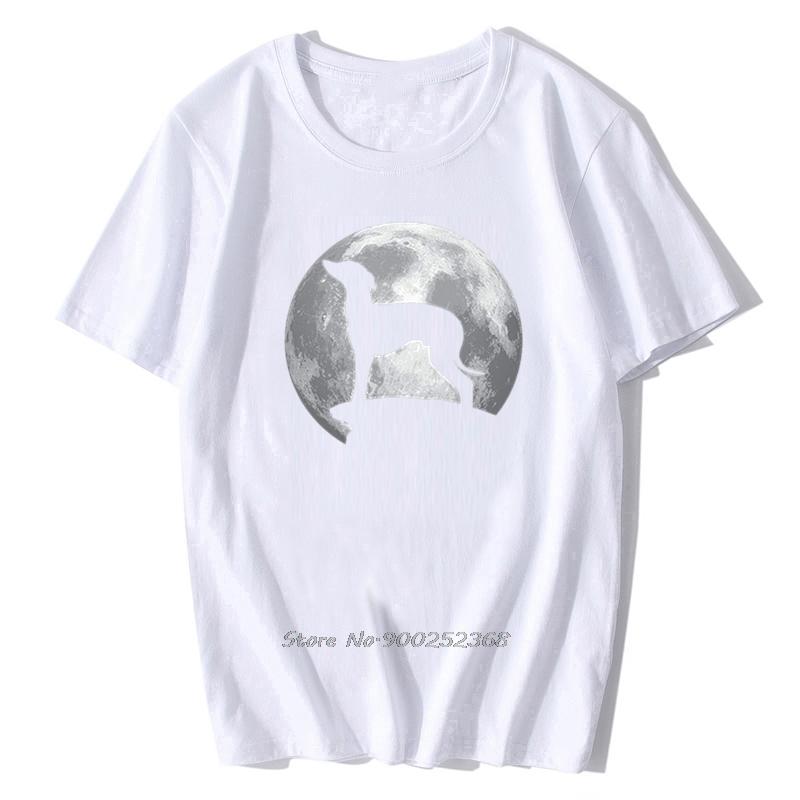 Tričko s italským chrtíkem a měsícem Tričko Hipster Harajuku Značkové oblečení Tričko Bavlněná trička vtipný Top