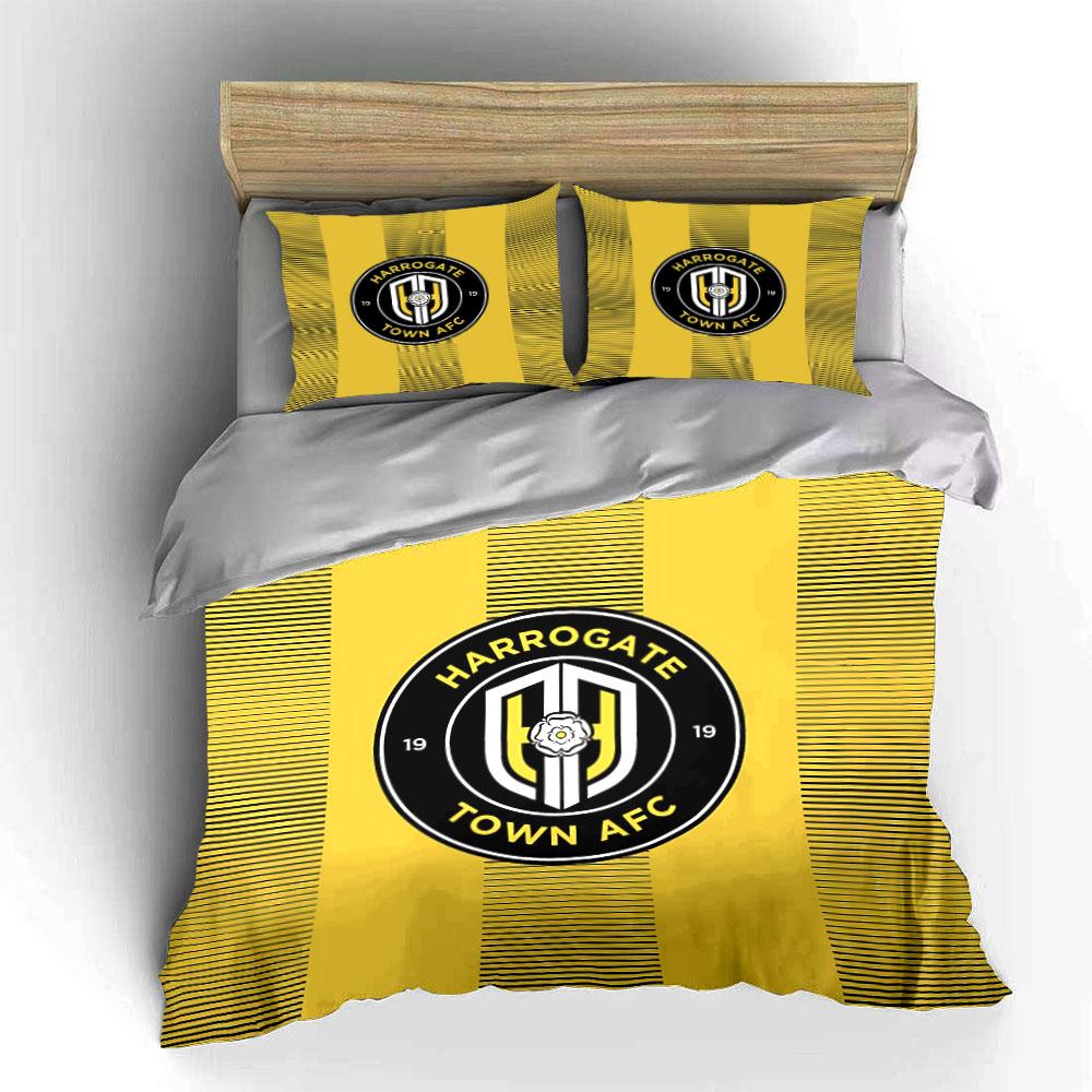 "Yellow Harrogate Town Set" Bedding Duvet Cover Set Duvet Cover Pillowcases  (1 * Duvet Cover 2 * Pillowcases, Without Duvet Insert)