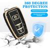 Für Toyota 4Runner Schlüsselanhängerhülle Mit Schlüsselring Kompatibel Mit 2016-2024 RAV4 Camry Prius Prado Highlander Avalon
