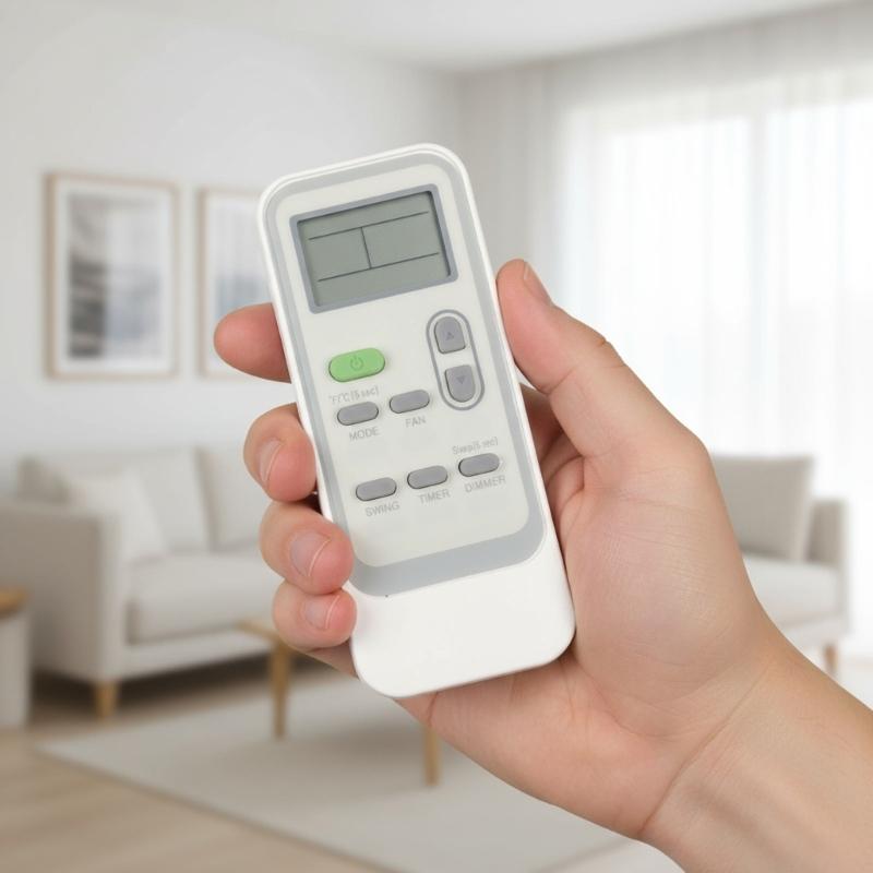 Universele afstandsbediening voor airconditioners, geschikt voor de modellen DG11J1 99, AP1022HW1GD en AP0522CR1W. Eenvoudige batterijvervanging.
