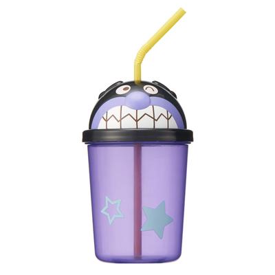 Anpanman Straw Cup 300ml Die-cut (Baikinman)