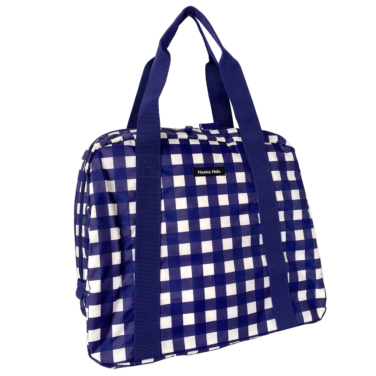 

Gym Tote Bag Gingham Navy [Hannahula] TNS-GYT-GNV