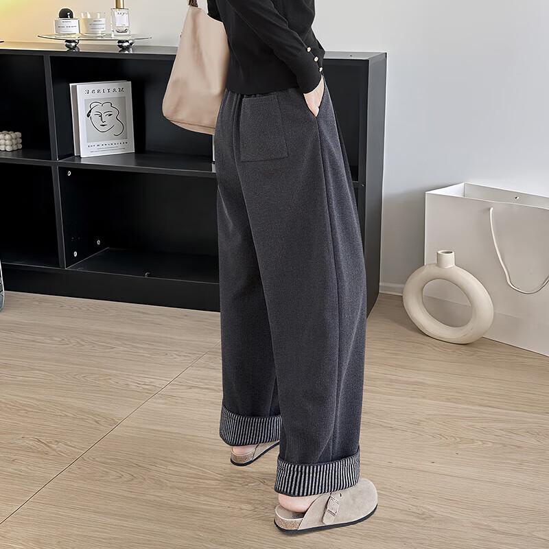 Women's Elastic Waist Wide-Leg Casual Pants
