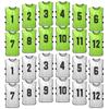 24PCS Football Pinnies Quick Drying Soccer Jerseys Youth Sports Scrimmage Basketball Team Training Numbered Bibs