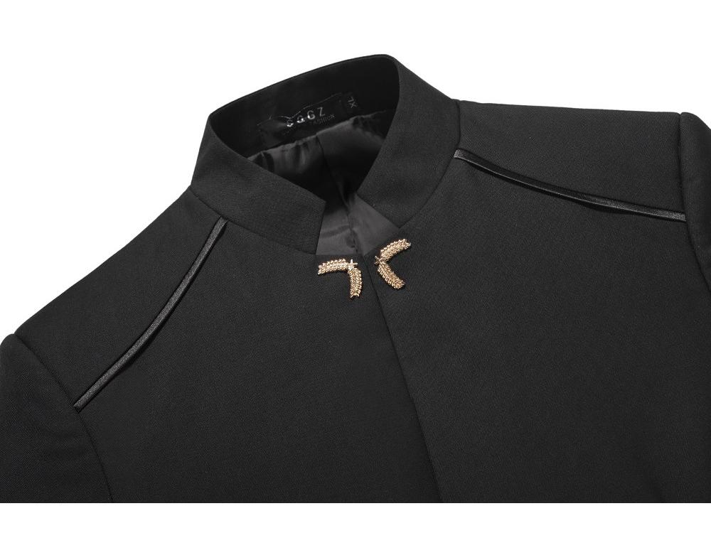 Fato Zhongshan Juvenil Chinês Slim Fit 2023: Conjunto de Traje de Performance de Três Peças e Vestido de Noiva