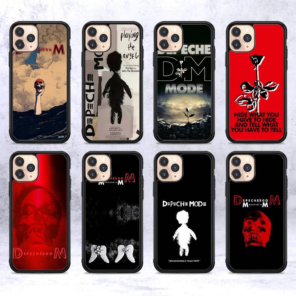 Custodia per Telefono Rock D-Depeche Cool Mode Per IPhone 16 Pro Max 15 14 Plus 14 13 12 11 17 Cover Posteriore in PC+TPU