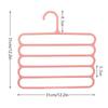 5 Layers Hair Claw Storage Rack Organizer Large Capacity Thickened Headband Holder Wall Hanging Hairpin Hanger Space For Women