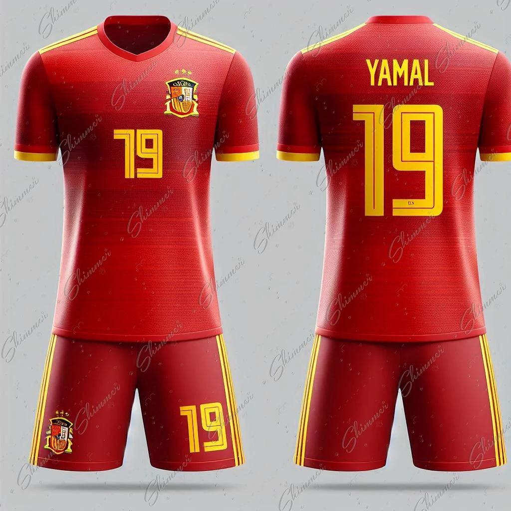 Dětská rychleschnoucí sportovní souprava Yamal, Dres španělského týmu číslo 29, Sportovní souprava pro chlapce, Nový produkt pro rok 2026