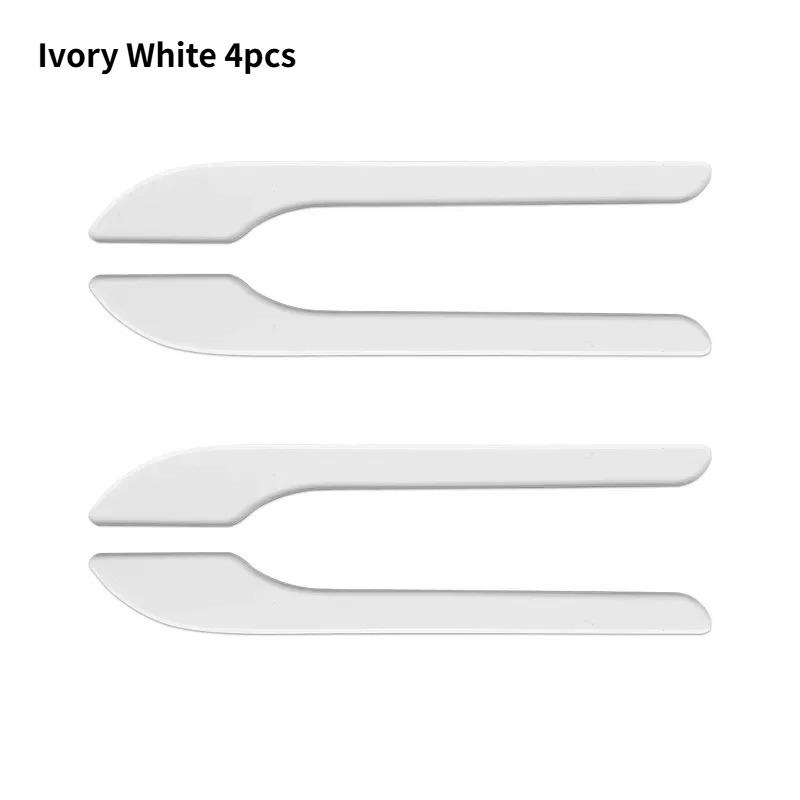 4pcs Door Handle Protective Cover for Tesla Model Y Juniper/3/3+ Highland 2025 ABS Car Door Handle Sticker Car Decor Accessories