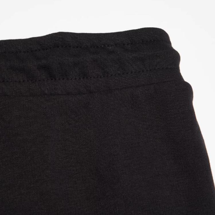 Puma Logo Pattern Side Stripe Elastic Waist Mid Rise Casual Pants Women bottoms Black 536653-01