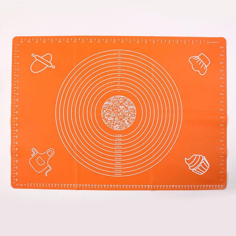 Silicone Kneading & Baking Mat - Heat-Resistant, Thick, Ideal for Dough, Noodles & Cutting