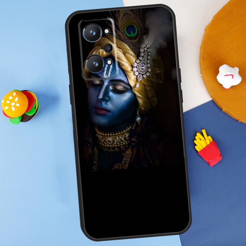 Indian God Lord Krishna For Realme GT7 Pro GT 6T 6 5 C67 C61 C55 C53 C51 C21Y C25S C75 10 11 12 13 14 Pro Plus Case