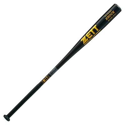 ZETT Baseball Knock Metalowy kij Hardball Softball Czarny 68cm BKT1091