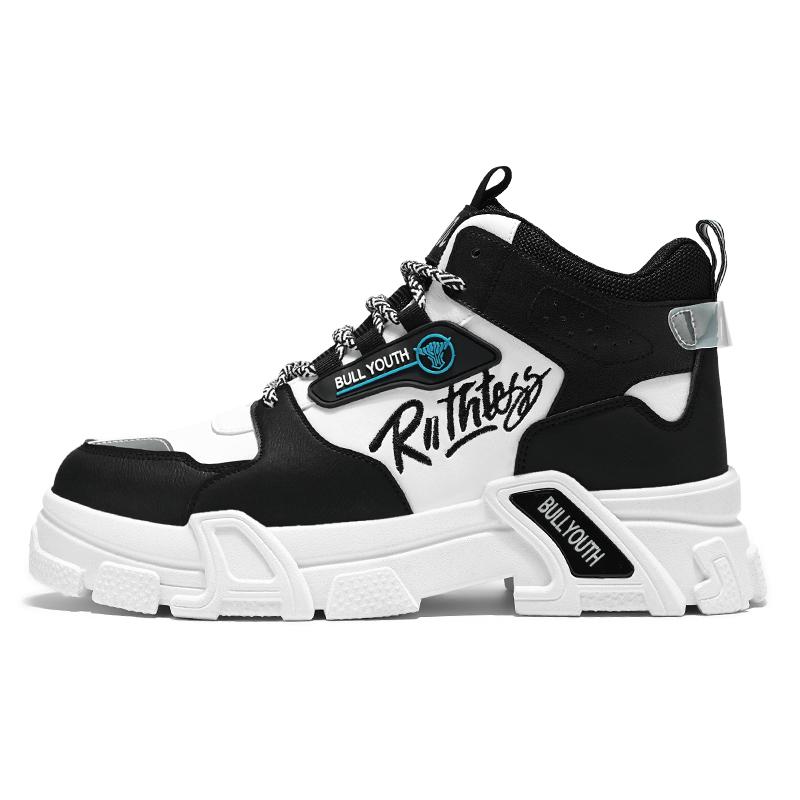 

Fashion New British Style Men s Boots Four Season High Tops Men s Casual Shoes Comfort Anti Slip Sport Hiking Boots Designer Luxury 39