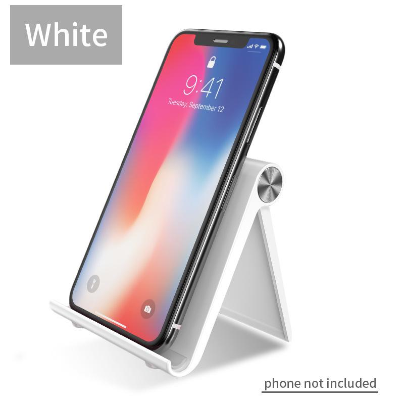 

Adjustable Desk Cell Phone and Tablet Stand for iPhone and iPad, Portable Mobile Phone Holder Stand Smartphone Support білий