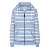 Lazy Jacks Womens/Ladies Striped Full Zip Hoodie