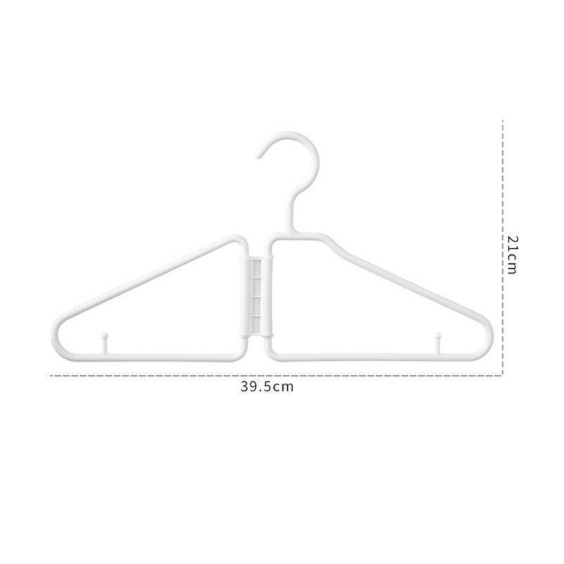 Plastic Foldable Hangers Portable Folding Clothes Travel Supplies Household