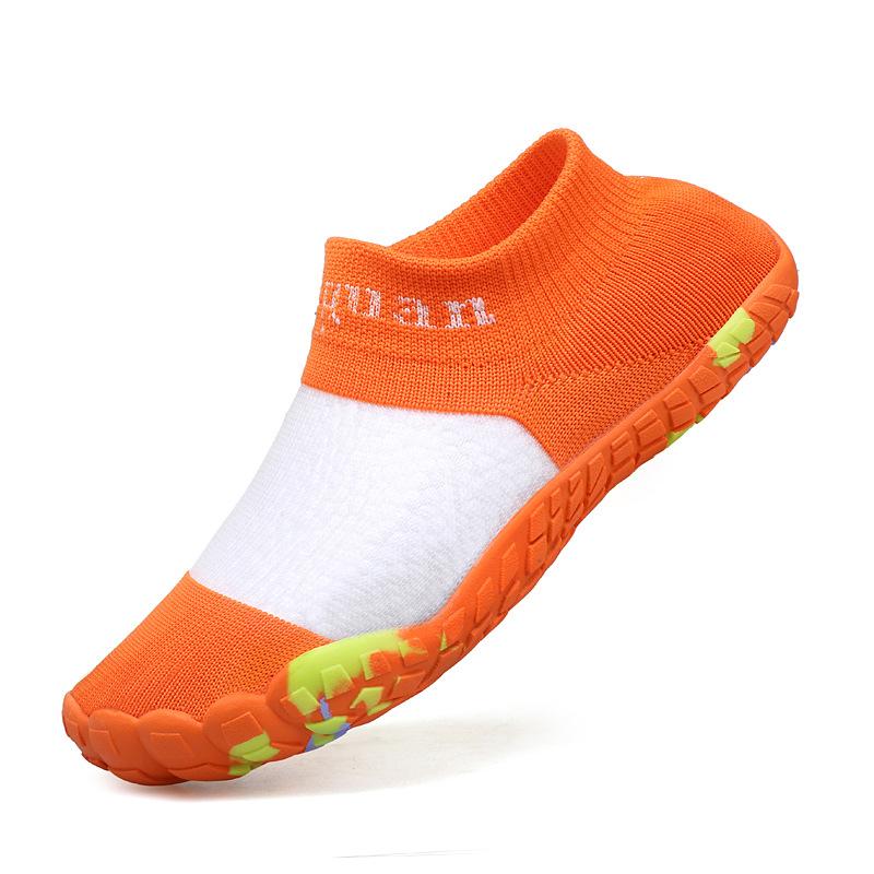 New Outdoor Creek Walking Shoes Men's and Women's Swimming Wading Shoes Comfortable and Breathable Five-finger Shoes Socks Shoes Flying Woven Shoes