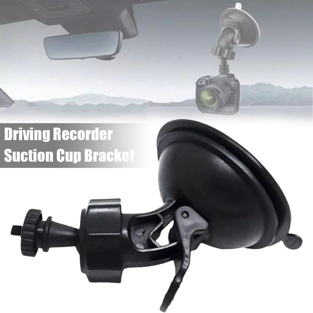 

Car Video Recorder Suction Cup Mount Bracket Holder Stand Plastic Universal Rotating Bead Ball For Driving Recorder чёрный