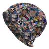 Custom G-Gorillazes Hot Manga Virtual Rock Skullies Beanies Caps Winter Knitting Hat Men Cool Adult Bonnet Hats Outdoor Ski Cap