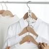 4Pcs Clothes Hanger Connector Wardrobe Organizer Space-Saving Clothes Stacker Clothes Hanger Hooks Bedroom Closet Storage Rack