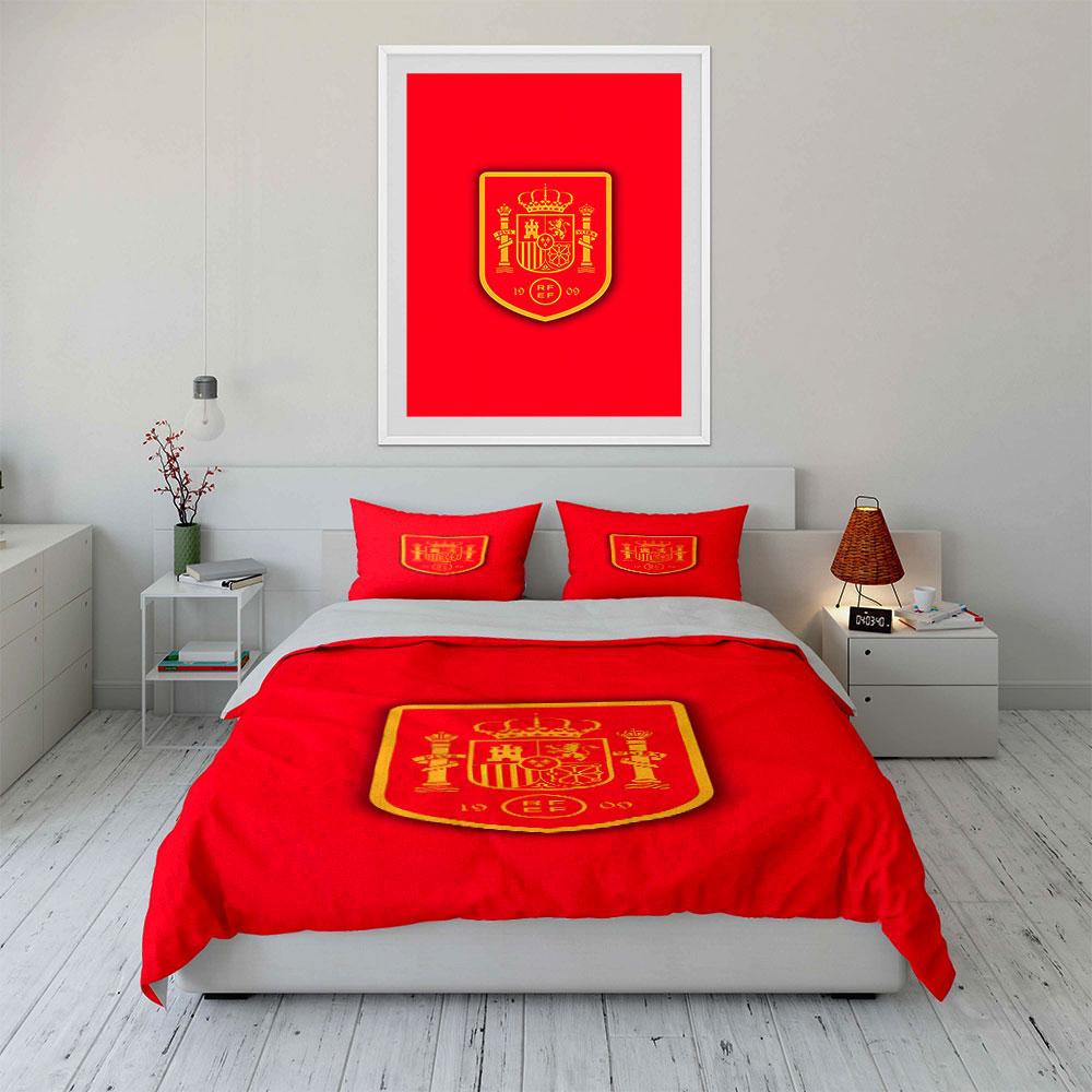 Crest Featuring Crown, Columns. Bedding Sets Duvet Cover Sets Duvet Covers Pillowcases(1 * Duvet Cover 2 * Pillowcases, Without Duvet Insert)