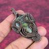 Dragon Bloodstone Pendant Copper Wire Wrapped Pendant Handmade Gemstone Jewelry