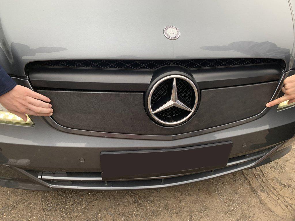 

Зимова накладка на решітку V1 (2010-2015) Глянсова для Mercedes Vito W639