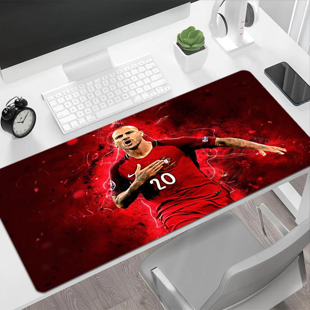 Goalkeeper Celebration Pose Large Mouse Pad Desk Mat Office Mouse Mats Non-Slip Rubber Bottom Perfect Gift for Gamers