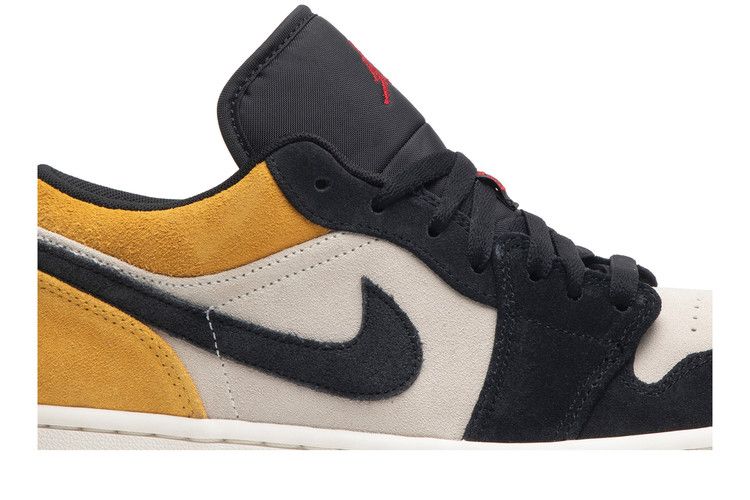Jordan 1 Low Sail University Gold Black