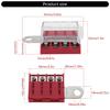 32V Fuses Block set with with Dustproof Cover 4 Circuits High Conductivity Designs Block for Automotive Truck & Boats