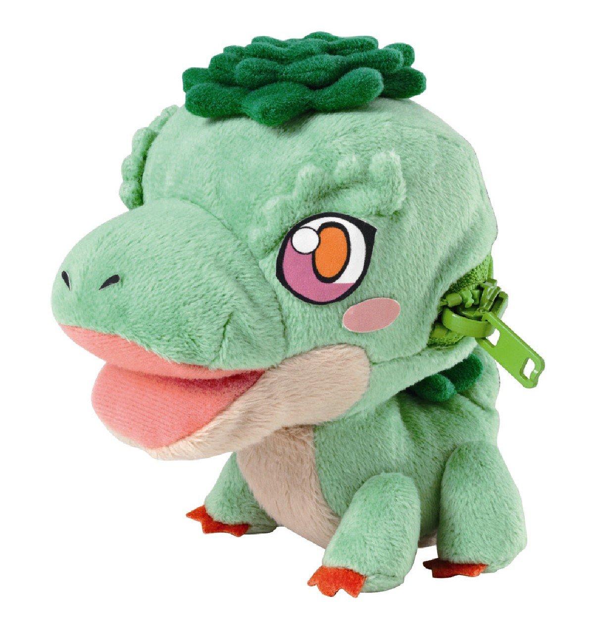 Puzzle Dragons Transforming Plush Blacky & Toy